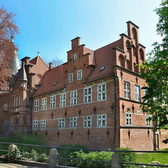 Aussenansicht des Bergedorfer Schlosses